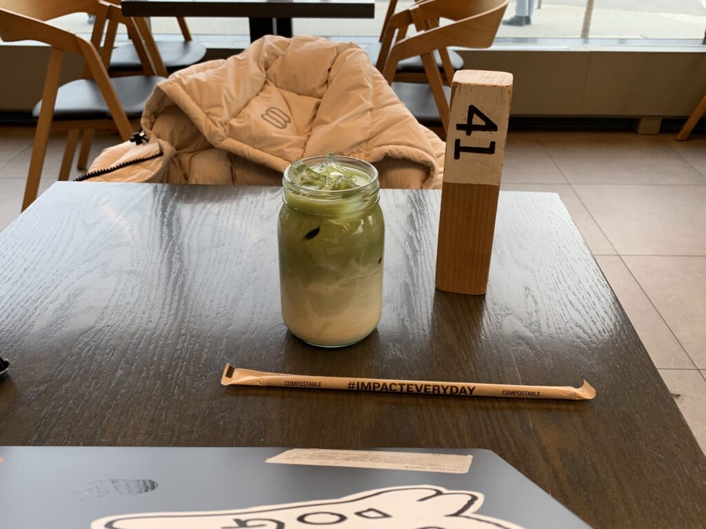 Iced Match Latte ($5.99)