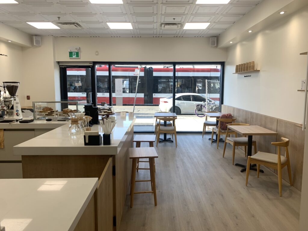 Cozy Café Interior and tables